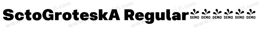 SctoGroteskA Regular字体转换